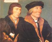 小汉斯荷尔拜因 - Double Portrait of Sir Thomas Godsalve and His Son John
